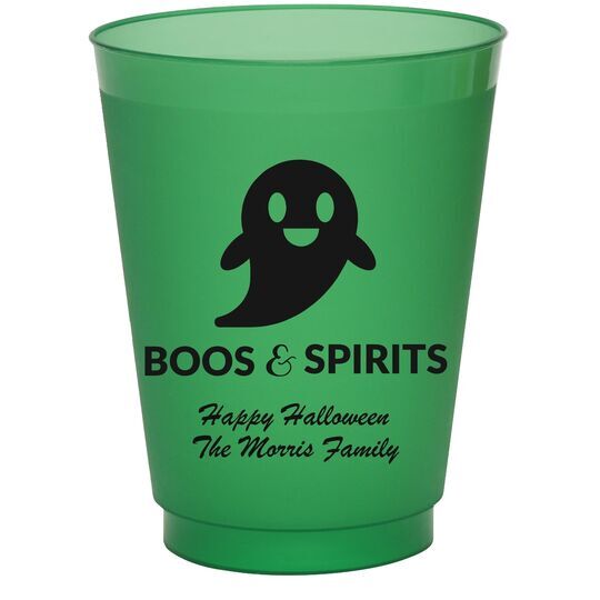 Boos & Spirits Colored Shatterproof Cups